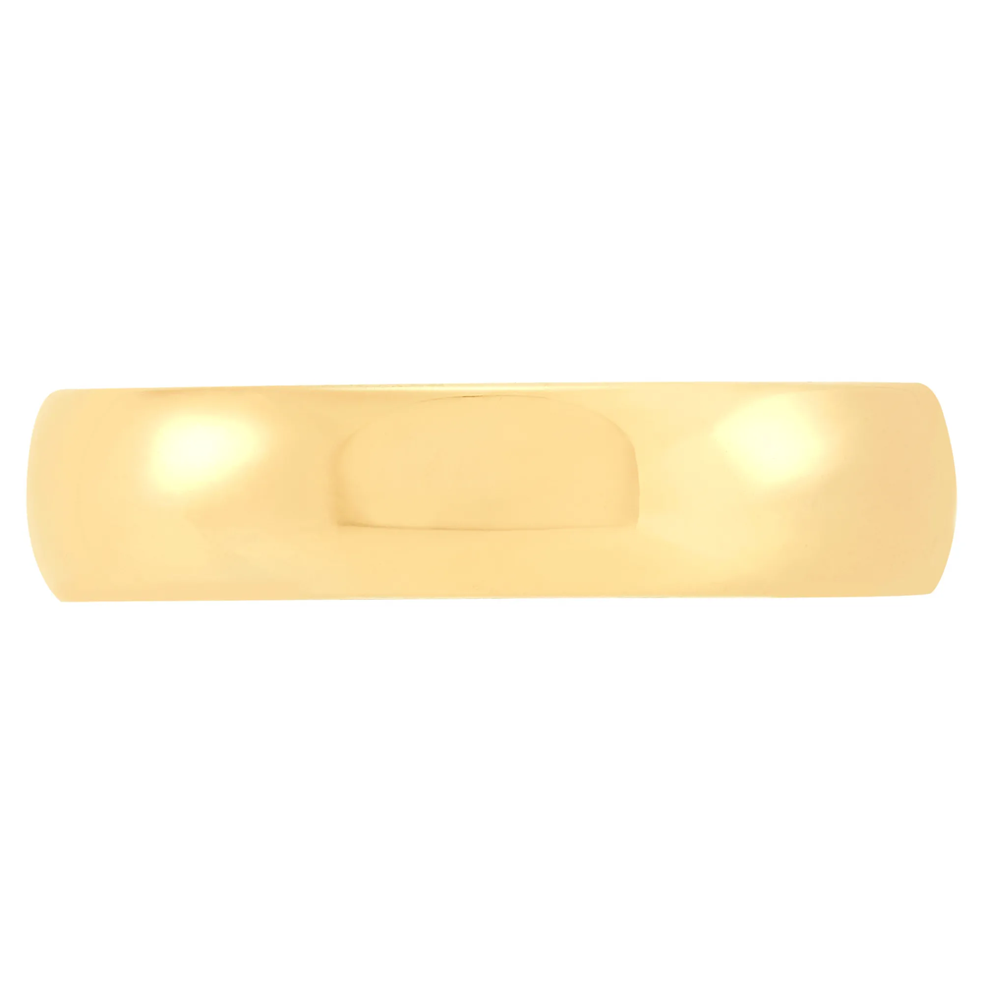 Yellow Gold Polished Rounded 5mm Band 14K New