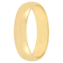 Yellow Gold Polished Rounded 5mm Band 18K Online