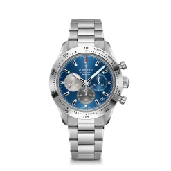 Zenith Chronomaster Sport El Primero Watch Blue Dial Steel Bracelet, 41mm Hot