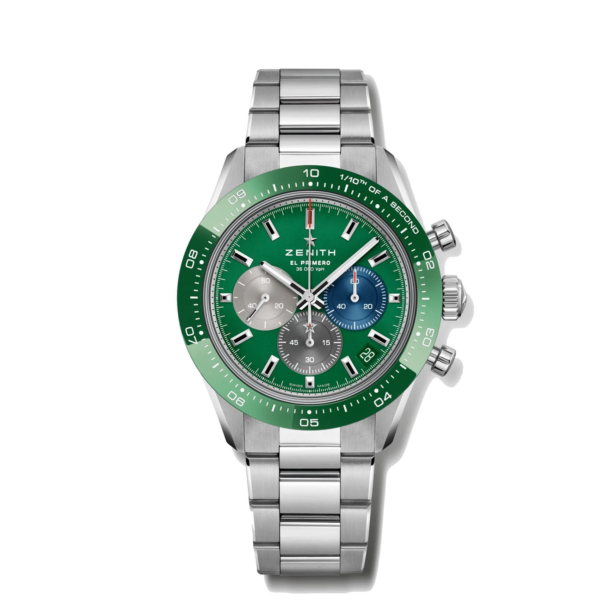 Zenith Chronomaster Sport Watch Lacquered Green Dial, 41mm New