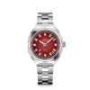 Zenith DEFY Revival A3691 Watch Red Dial Steel Bracelet, 37mm New