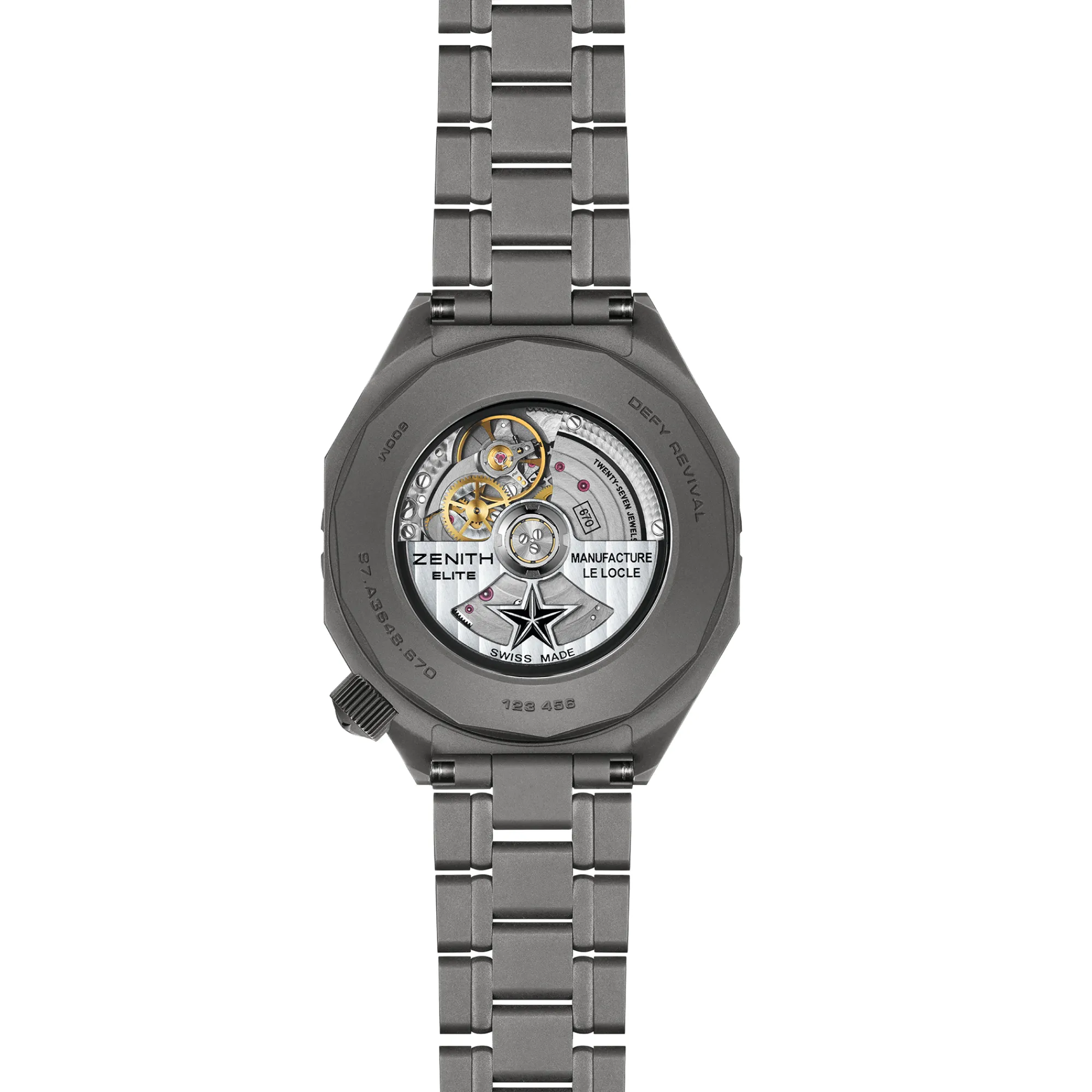 Zenith Defy Revival Diver Black Dial Watch, 37mm Online