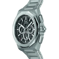 Zenith Defy Skyline Chronograph Skeleton Black Dial Watch, 42mm Online