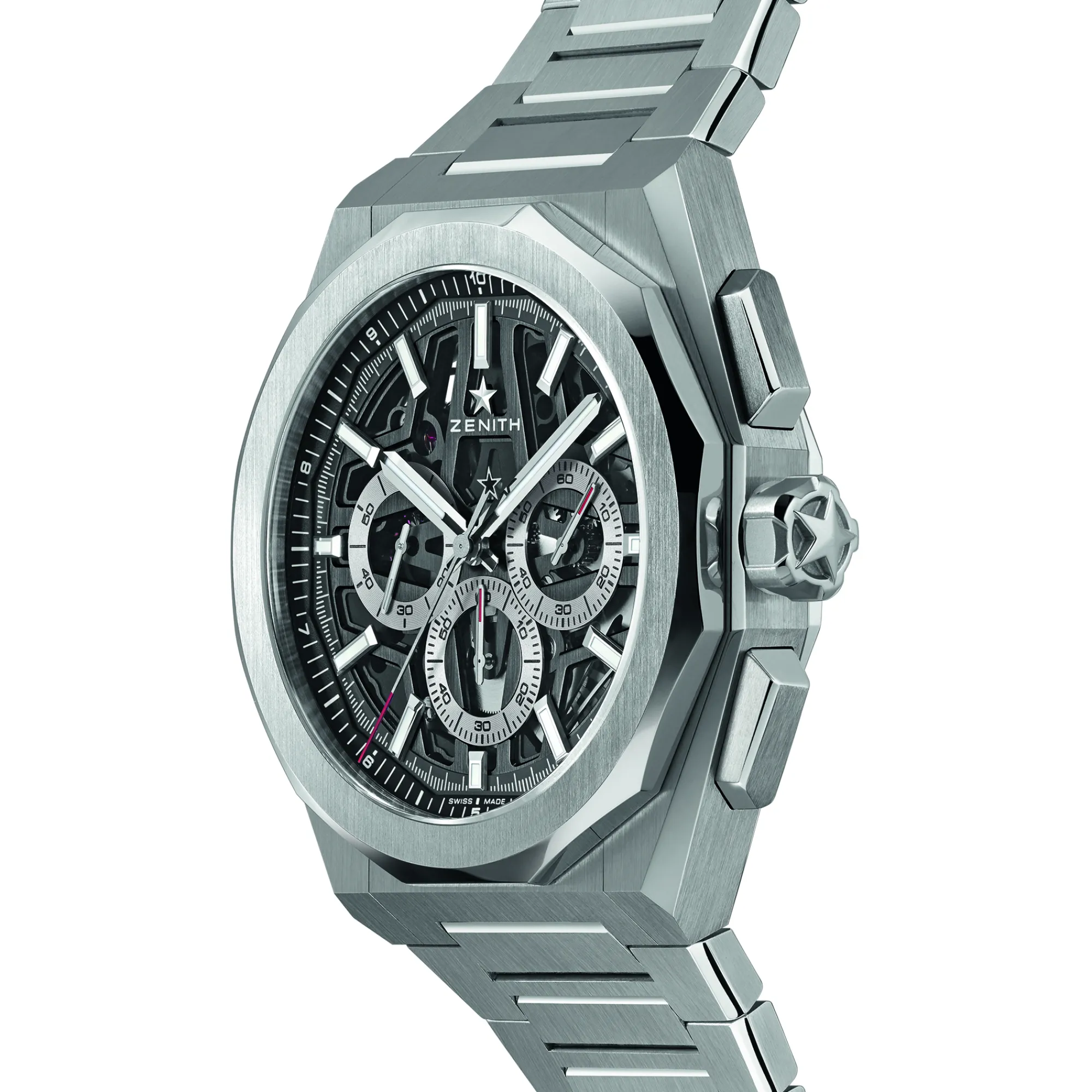 Zenith Defy Skyline Chronograph Skeleton Black Dial Watch, 42mm Online