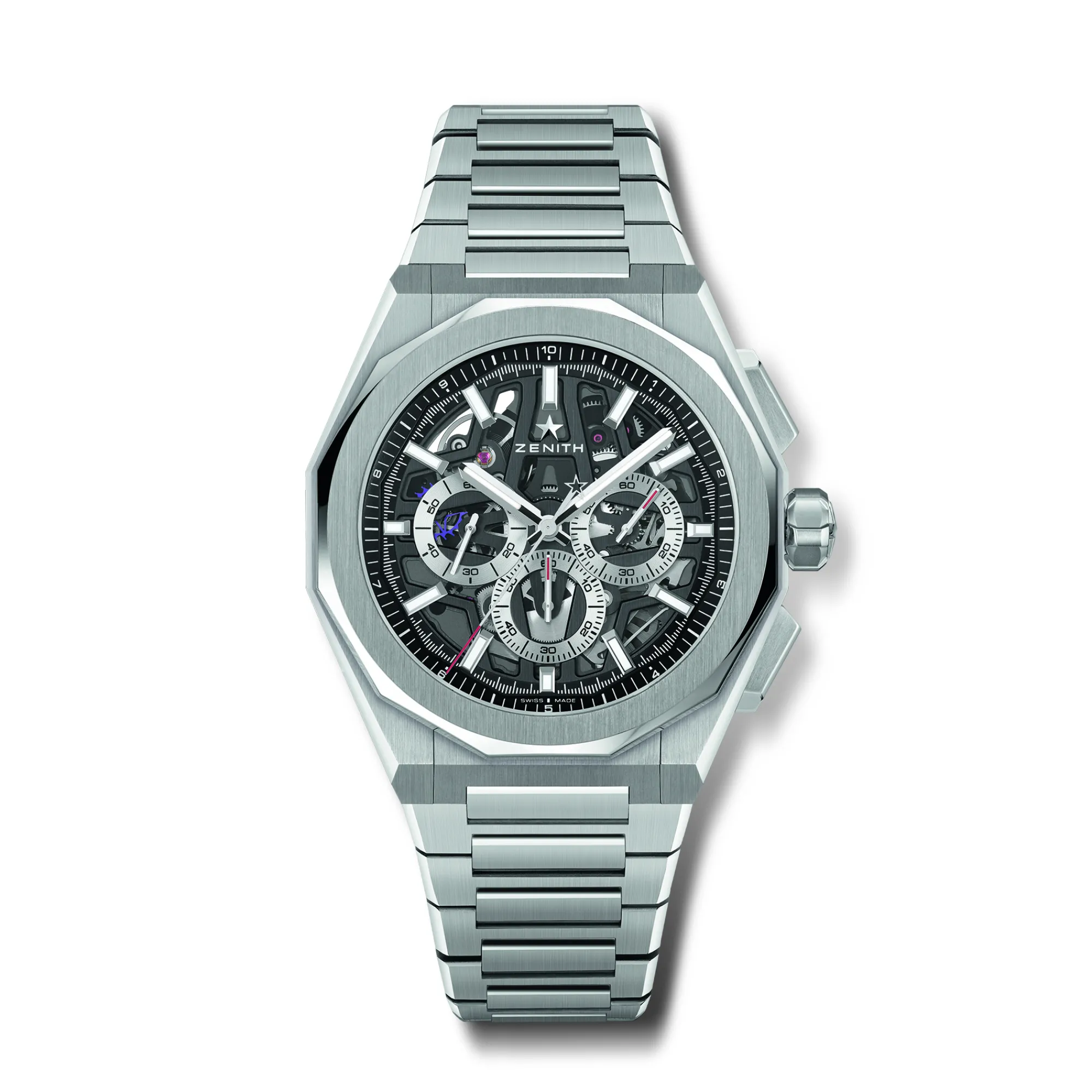 Zenith Defy Skyline Chronograph Skeleton Black Dial Watch, 42mm Online