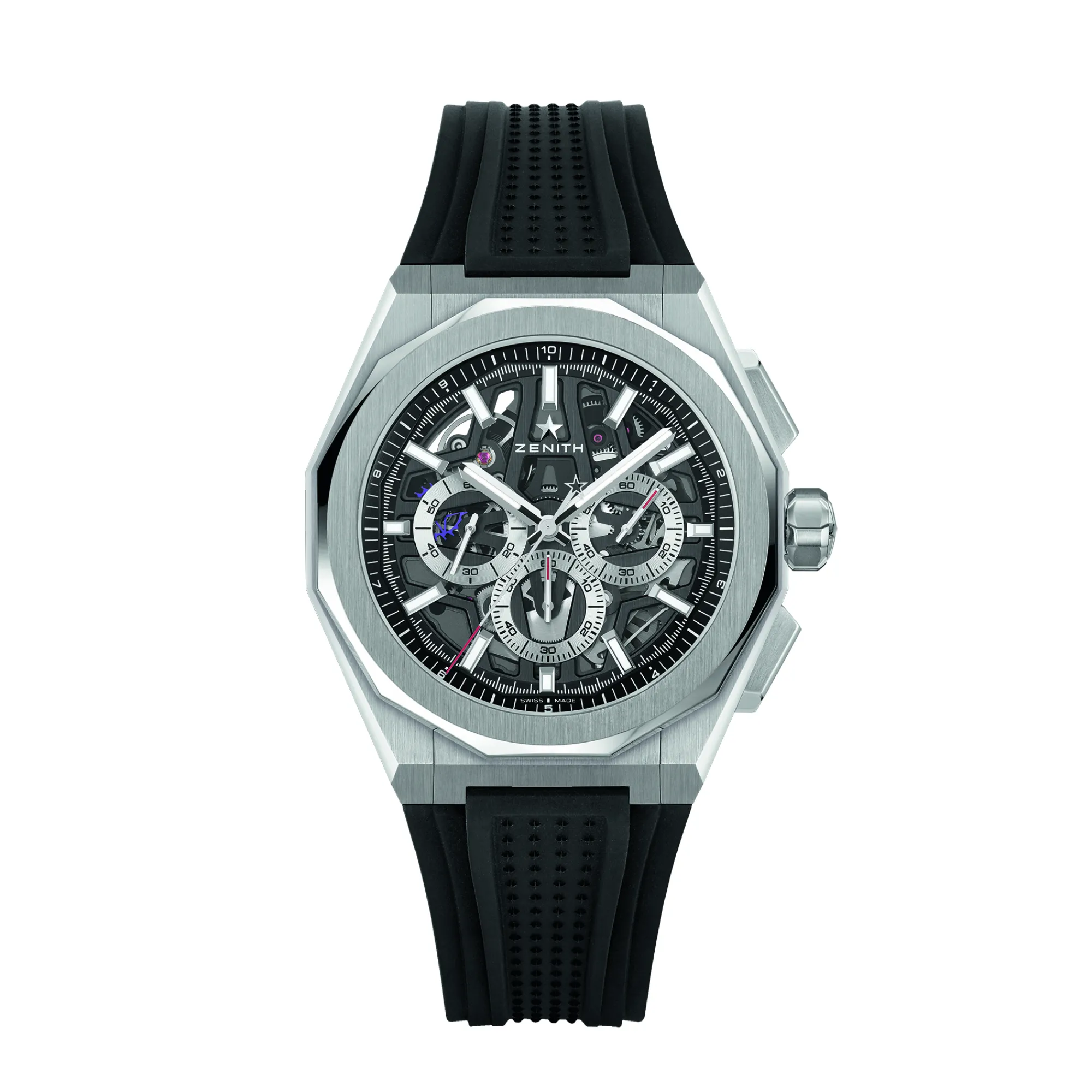 Zenith Defy Skyline Chronograph Skeleton Black Dial Watch, 42mm Online
