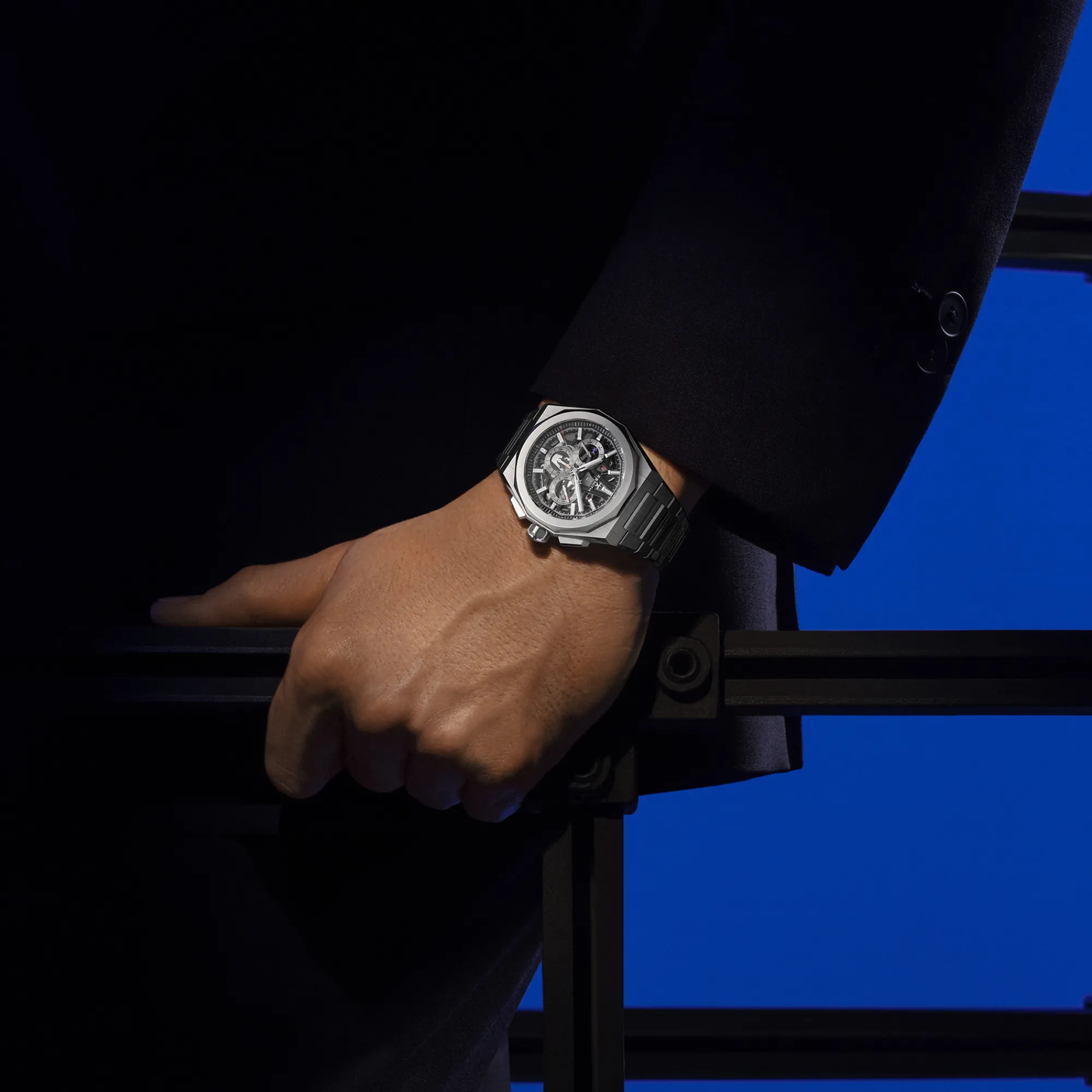 Zenith Defy Skyline Chronograph Skeleton Black Dial Watch, 42mm Online